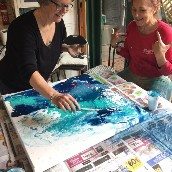 Painting workshops, Claremont