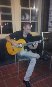 Performance in Village Italian,Sydney Harbour