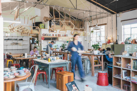 Pottery class by Mayfield Studios