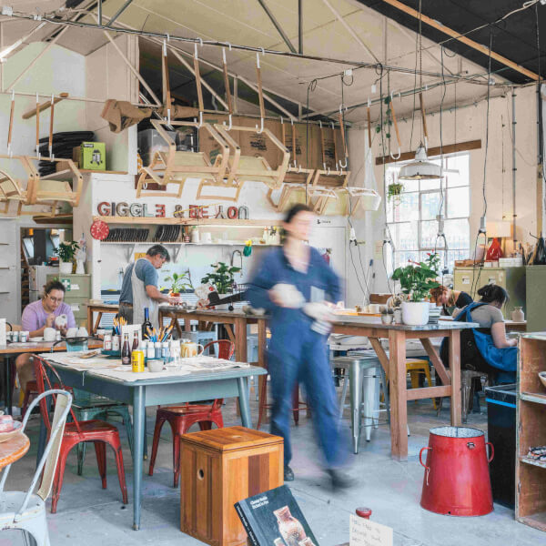 Pottery class by Mayfield Studios