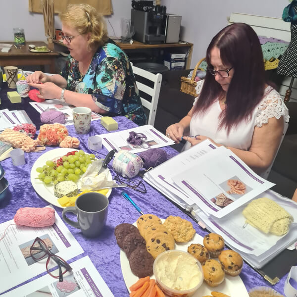 Photo from a Mean Mothers Creations workshop
