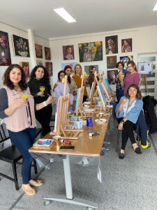 Painting class by Mentative Art