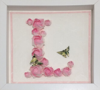 Origami roses
