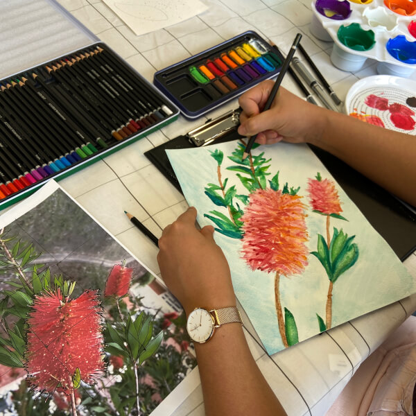 Painting class by Miss Daymond Designs