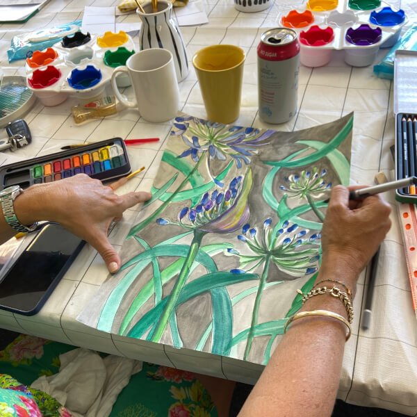 Painting class by Miss Daymond Designs