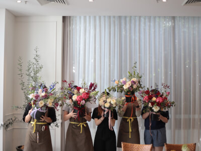 Floristry class by Mona Han