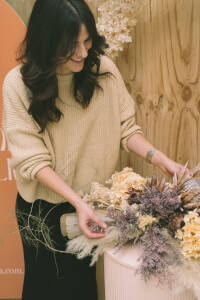 Floristry class by Moss and Magnolia