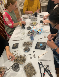 Textiles class by Mountains Mosaics