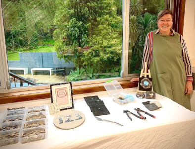 Textiles class by Mountains Mosaics