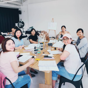 Paper Craft and Ink class by Nikki Montenegro