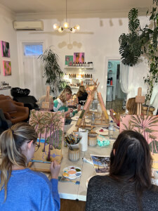 Painting class by Olivia Dilks Art