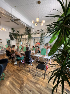 Painting class by Olivia Dilks Art