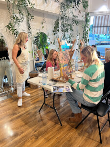 Painting class by Olivia Dilks Art