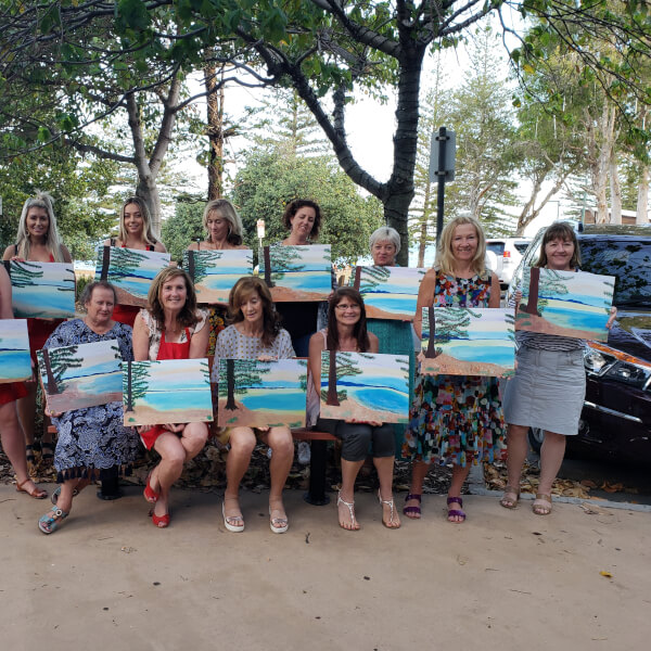 Photo from a Peaceful Palette workshop