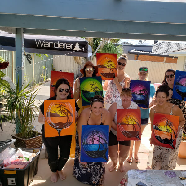 Photo from a Peaceful Palette workshop