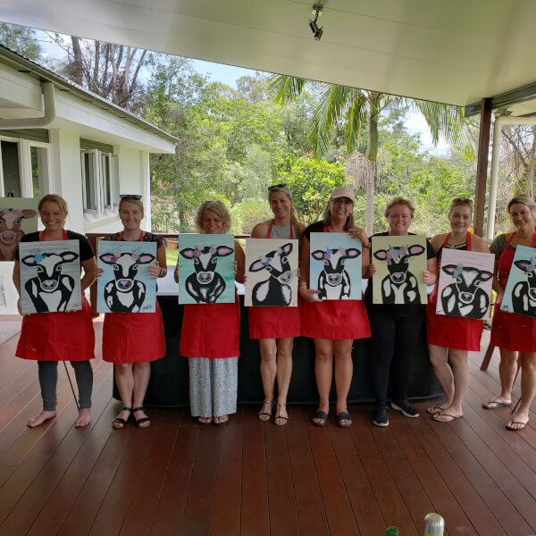Photo from a Peaceful Palette workshop