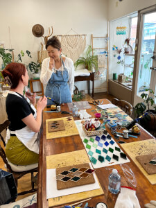 Glassblowing and Mosaic workshops