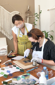 Glassblowing and Mosaic classes