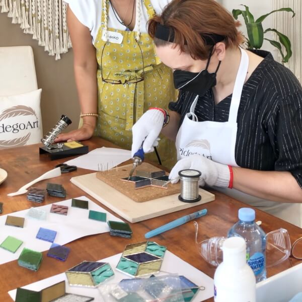 Glassblowing and Mosaic classes