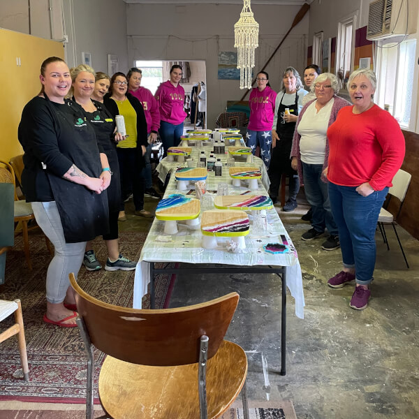 Fluid Art classes, Kyabram