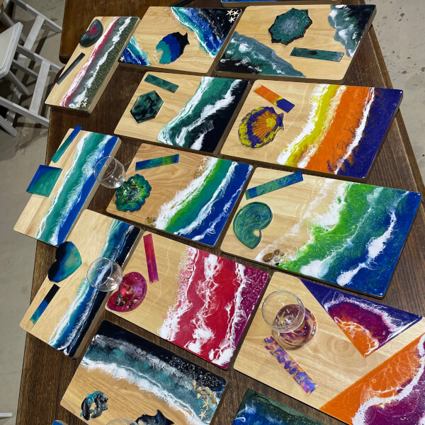 Fluid Art class by Pine-apple Creations