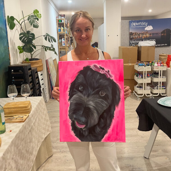 Photo from a Pinot-pet-casso workshop