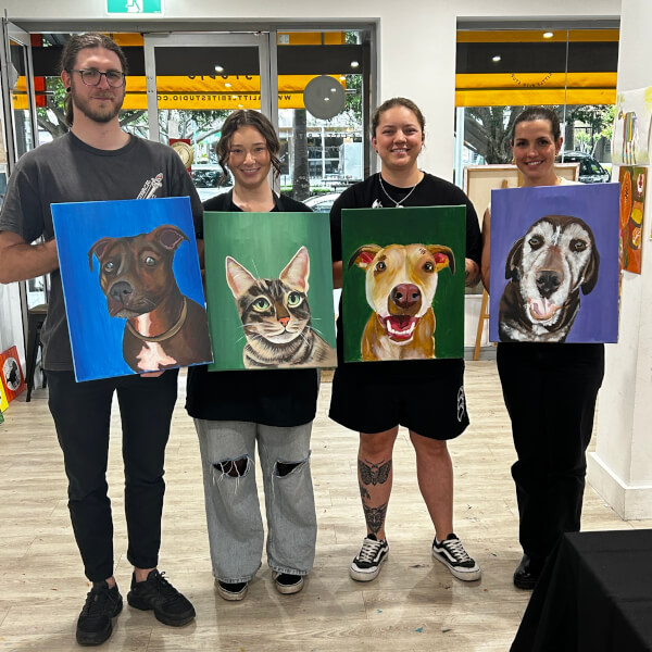 Photo from a Pinot-pet-casso workshop