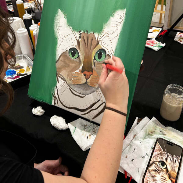 Photo from a Pinot-pet-casso workshop