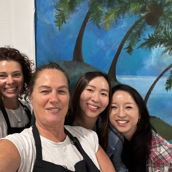 Photo from a Pinot-pet-casso workshop
