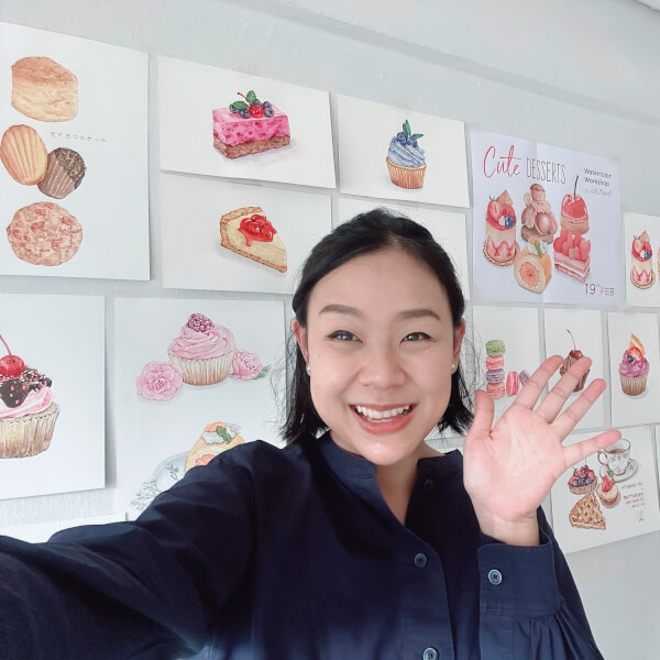 Painting class by Puifai Design and Illustration