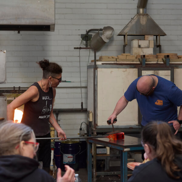 Glassblowing and Mosaic class by r.a.g.e.