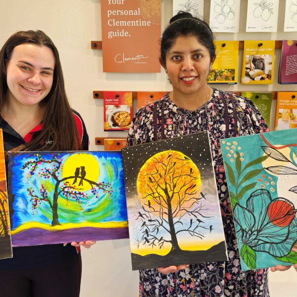 Painting class by Rajani Shreevatsa