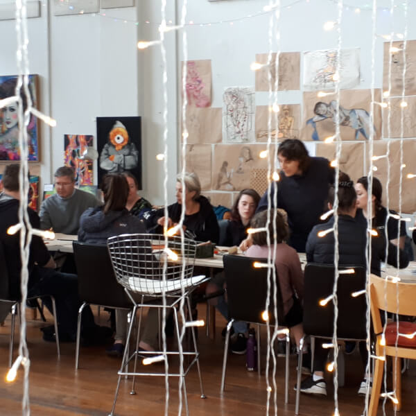 Painting class by Rebel Stepz