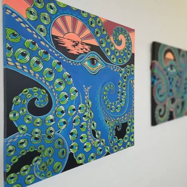 Painting class by Rebel Stepz