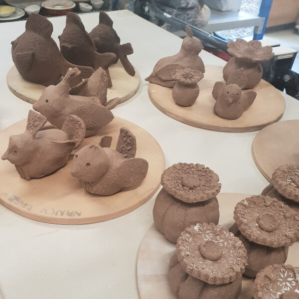 Pottery class by Red Bird Studio Art