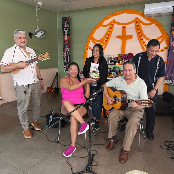 Photo from a Rosa Cienfuegos workshop