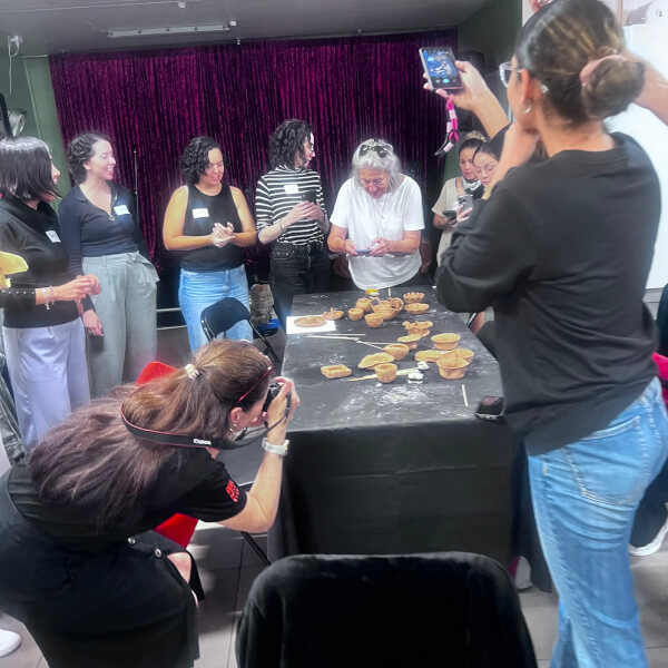 Photo from a Rosa Cienfuegos workshop
