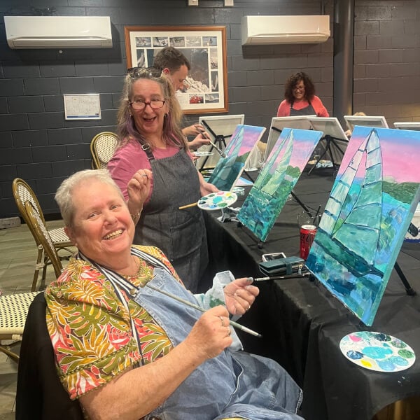 Painting classes, Avoca Beach