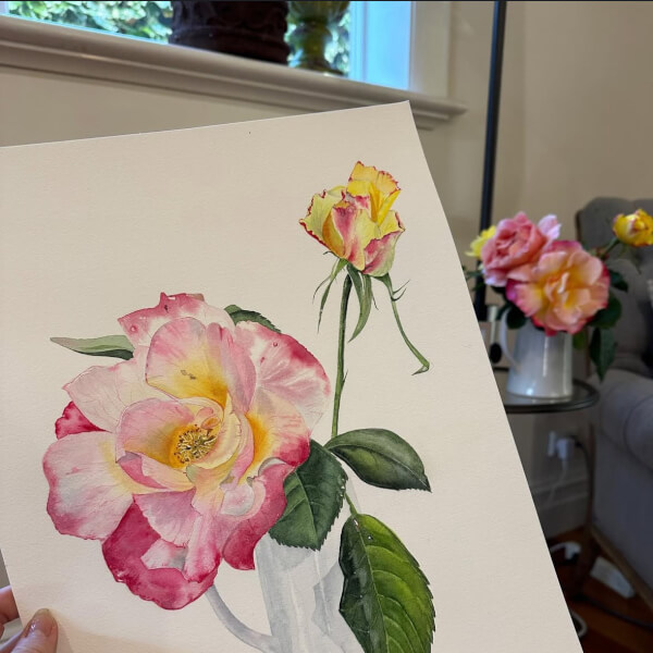 Painting class by Samantha McMahon