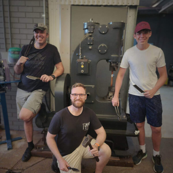 Metalwork class by Savage Custom Knives