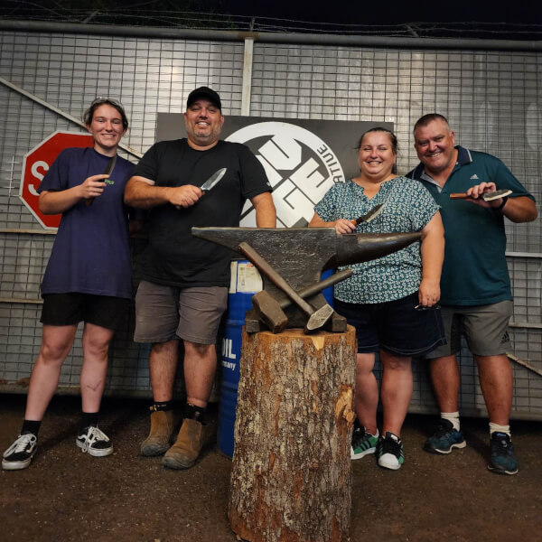 Metalwork class by Savage Custom Knives