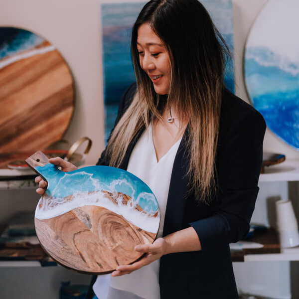 Fluid Art class by Seed and Spark
