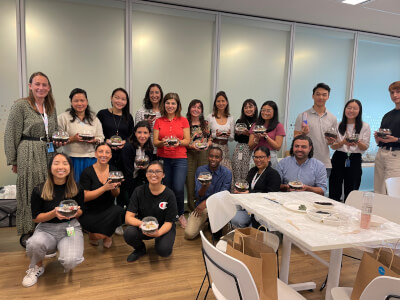 Fluid Art class by Seed and Spark