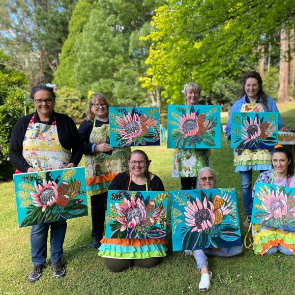 Painting class by Senoritas' Art Workshop