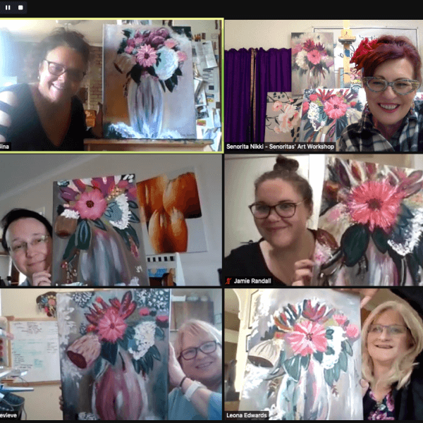 Painting class by Senoritas' Art Workshop