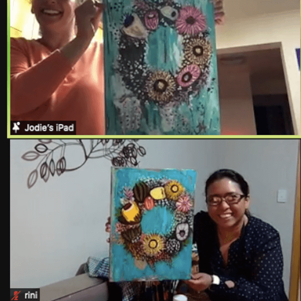 Painting class by Senoritas' Art Workshop