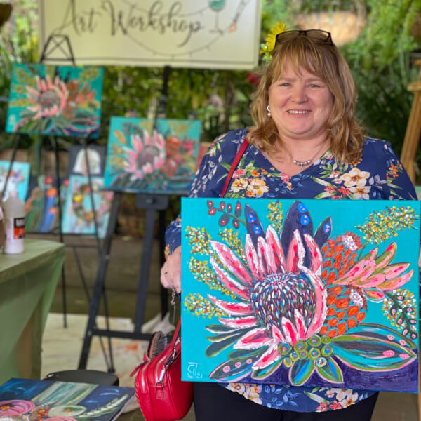 Painting class by Senoritas' Art Workshop