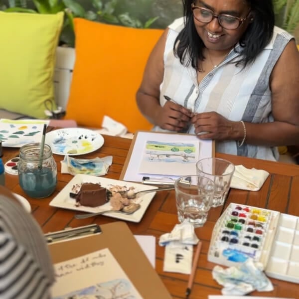Photo from a Serena Geddes workshop