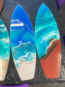 Fluid Art class by Shannan Nicole Artist