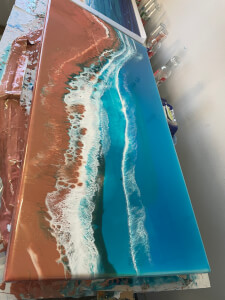 Fluid Art class by Shannan Nicole Artist